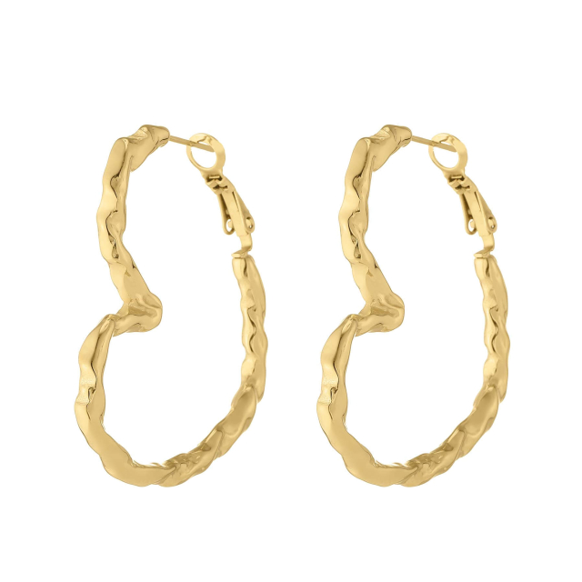 Boucles Rosita Acier doré or