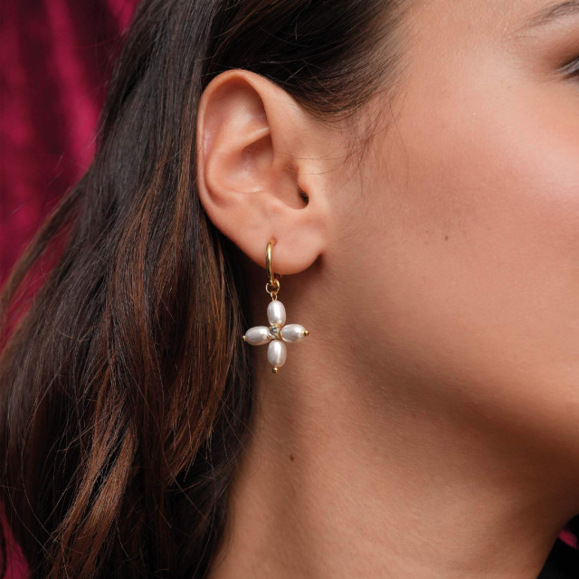 Boucles Coralie acier DO