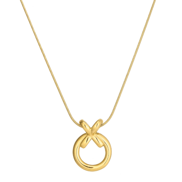 Collier Romy acier doré or
