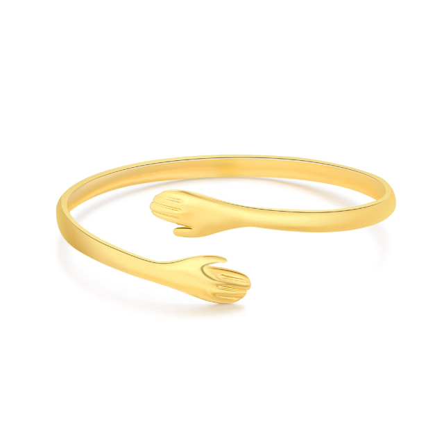 bracelet calilou acier doré or : Découvrez la nouvelle collection de bijoux pour femme en acier à prix accéssibles Ref 11848