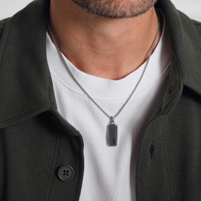 Collier Fuji acier