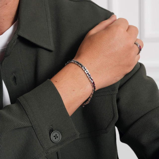 Bracelet Seville acier noir