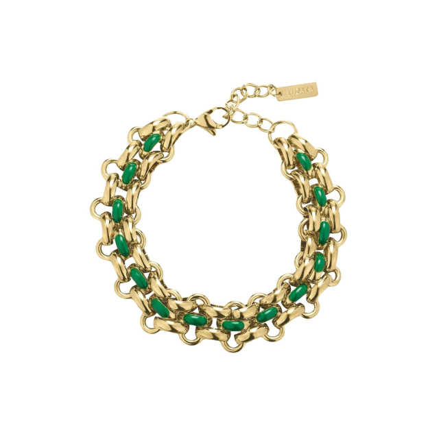 Bracelet Elira acier DO vert