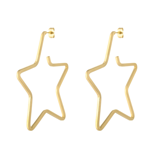 Boucles créoles étoiles Véra
