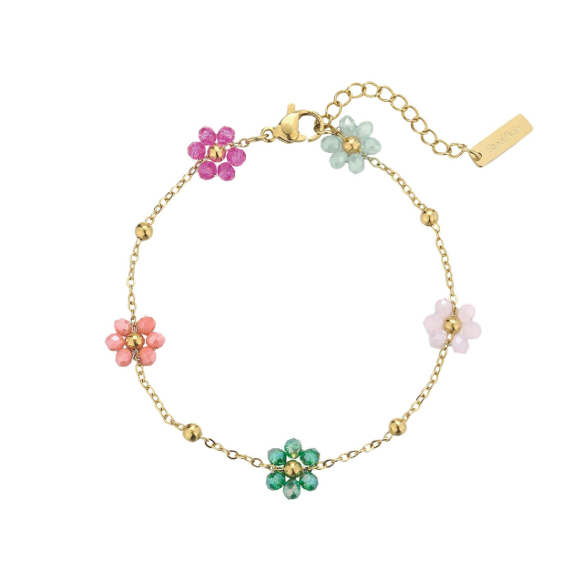 Bracelet Fleur Magritt multicolore