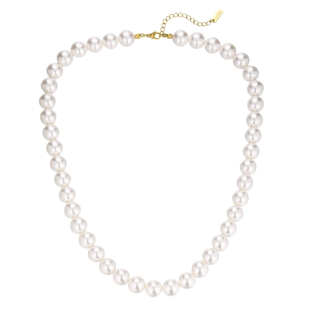 Collier Moorea verre acier doré or