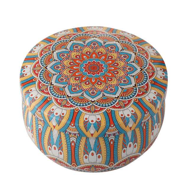 Bougie Mandala jaune