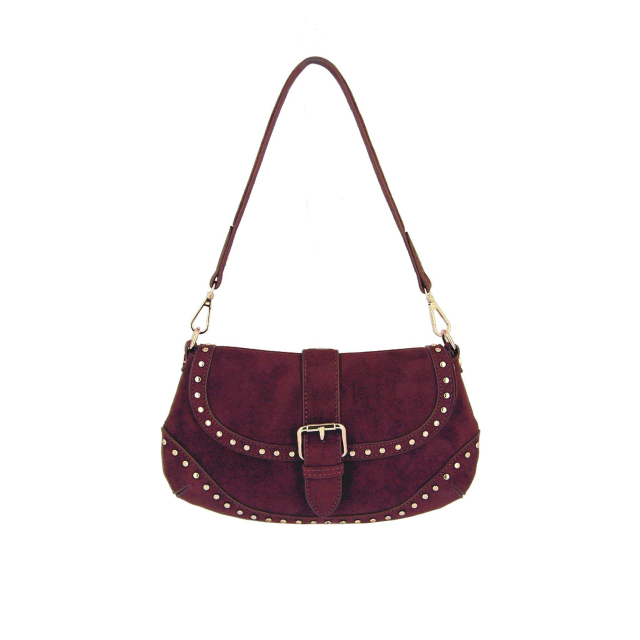 Sac à main Clémence bordeaux - Réf.12047