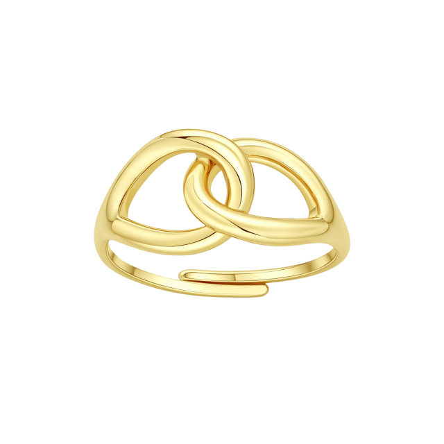 Bague Marina acier doré or