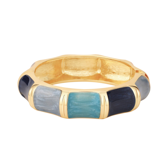 Jonc Luti bleu doré or
