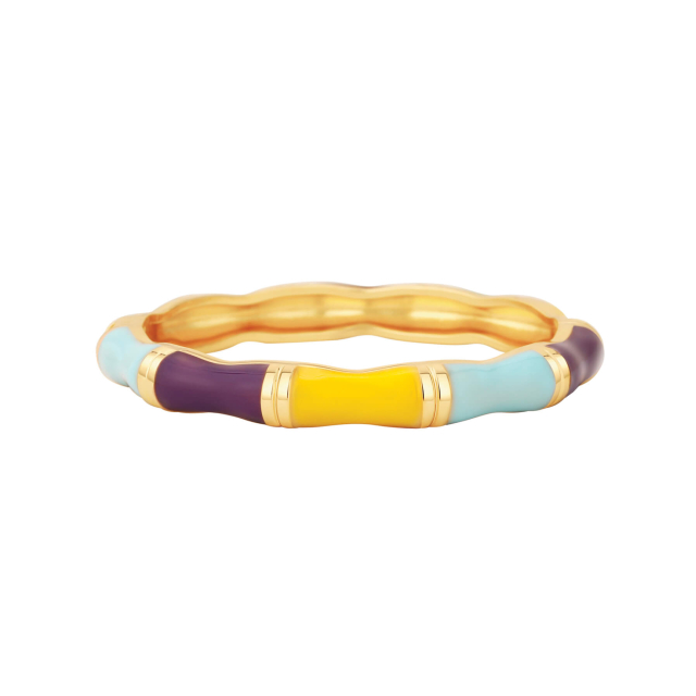 Jonc Zefir Turquoise doré or