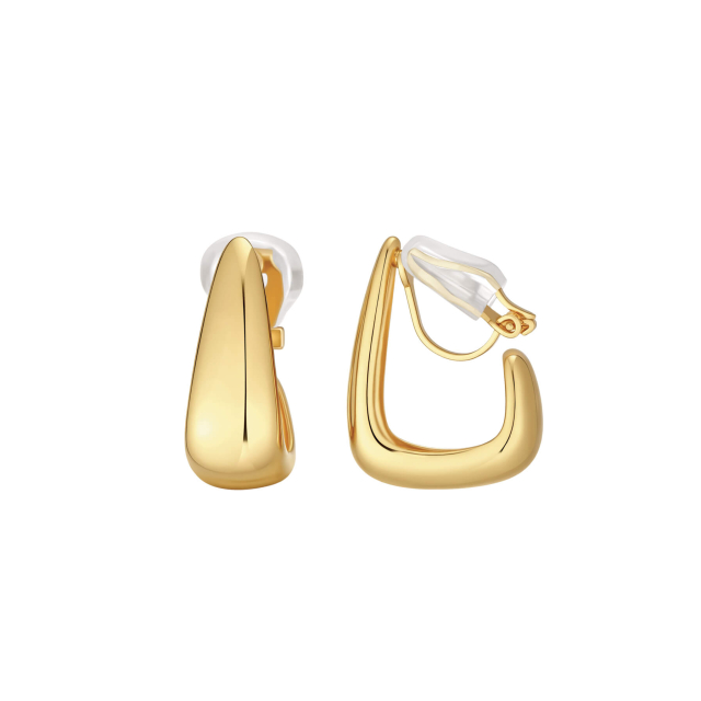 Boucles clip Kalia doré or