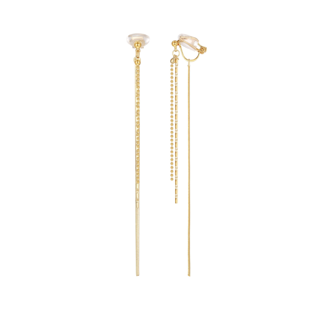 Boucles clip Kim doré or
