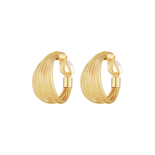 Boucles clip Lilou doré or
