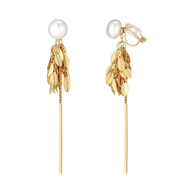 Boucles clip Luce doré or