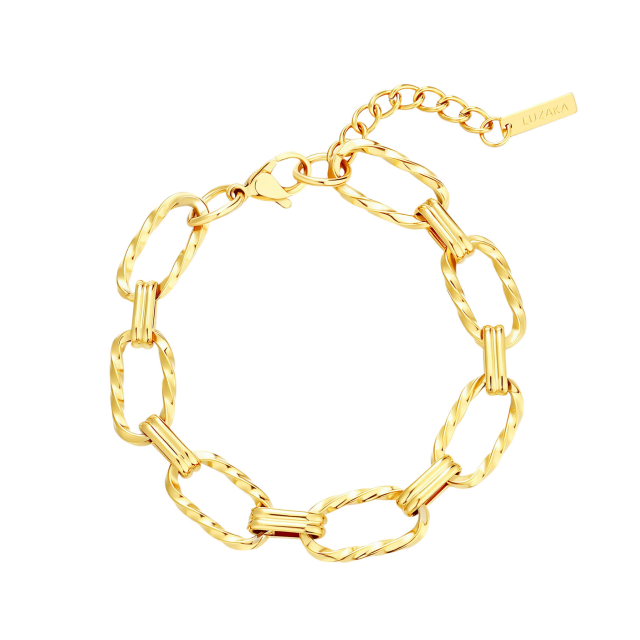 Bracelet Olina acier doré or