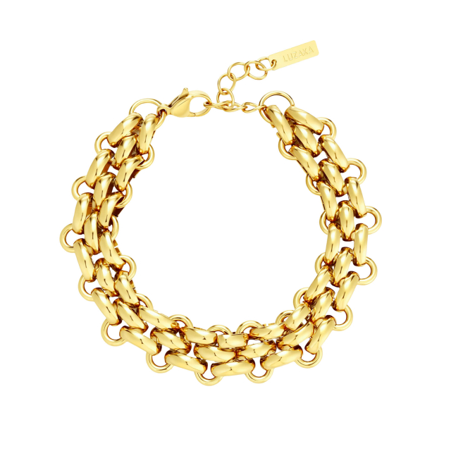 Bracelet Isla acier doré or