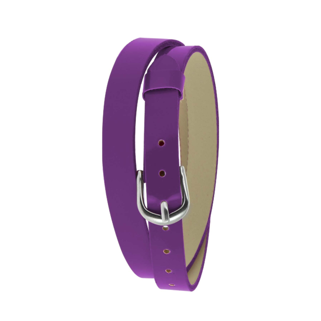 Bracelet Lola violet double tour Lettres strass bracelet Femme Chaine - Cordon- Bijoux et accessoires pas chers pour femme Luzaka Ref.21908