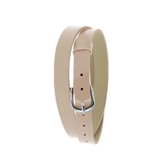 Bracelet Lola beige double tour Lettres strass bracelet Femme Chaine - Cordon- Bijoux et accessoires pas chers pour femme Luzaka Ref.21984