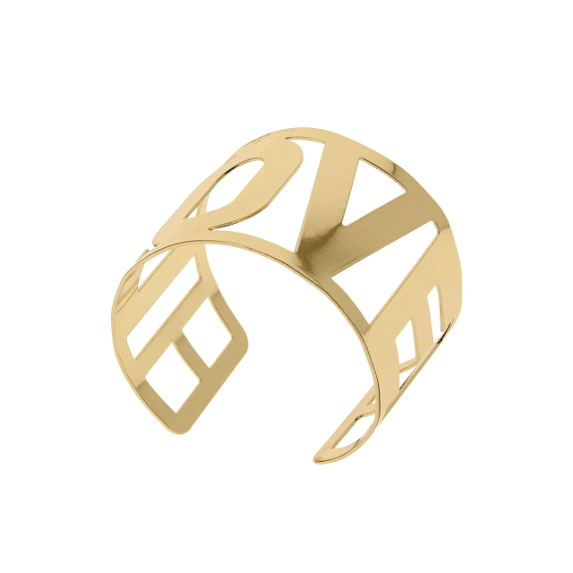 Bracelet Love doré Bracelet Femme Manchette- Bijoux et accessoires pas chers pour femme Luzaka Ref.33094