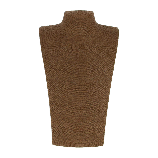 Buste Corde marron h36cm Présentoir Femme - Bijoux et accessoires pas chers pour femme Luzaka Ref.36873