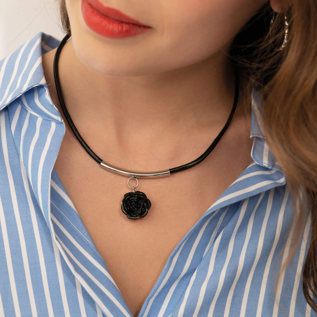 Collier snap vendu sans bouton snap