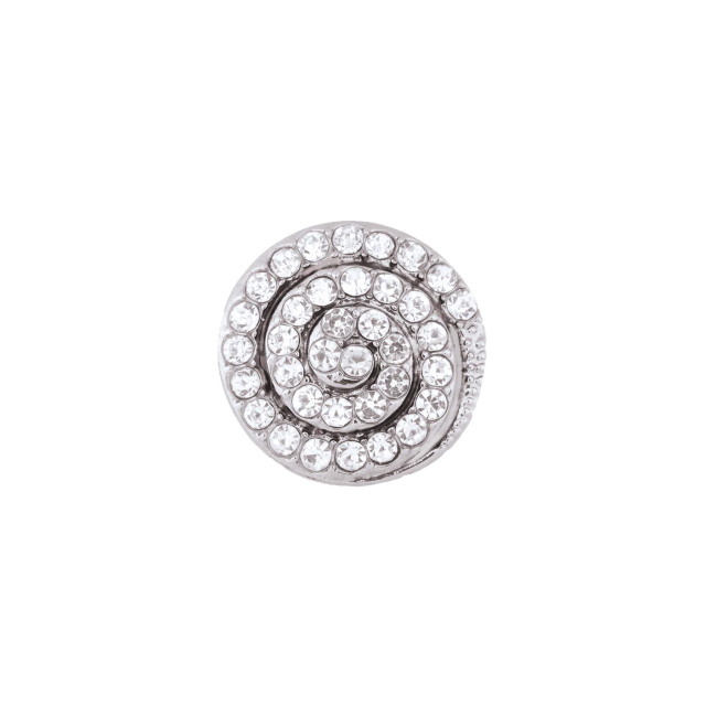 Bouton snap strass