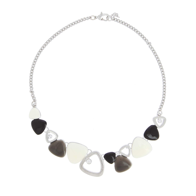 Collier Babou gris Collier - Pendentif Femme Collier - Pendentif- Bijoux et accessoires pas chers pour femme Luzaka Ref.46989