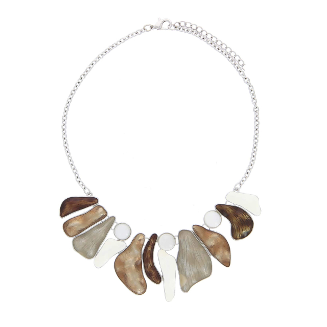 Collier Zouka marron Collier - Pendentif Femme Collier - Pendentif- Bijoux et accessoires pas chers pour femme Luzaka Ref.47221