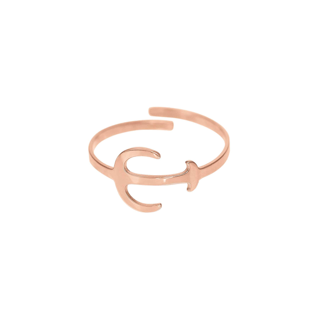 Bague Ancre acier rose Bague Femme - Bijoux et accessoires pas chers pour femme Luzaka Ref.48563