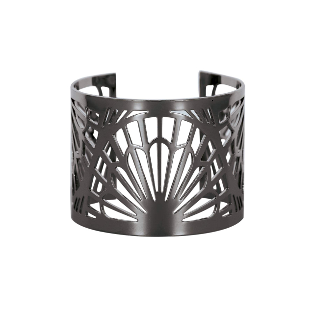 Manchette Palmier noire Bracelet Femme Manchette- Bijoux et accessoires pas chers pour femme Luzaka Ref.52622