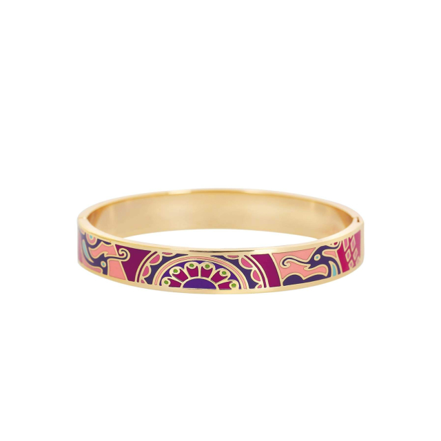 Bracelet Art P2 acier doré or Bracelet Femme Jonc- Bijoux et accessoires pas chers pour femme Luzaka Ref.53629