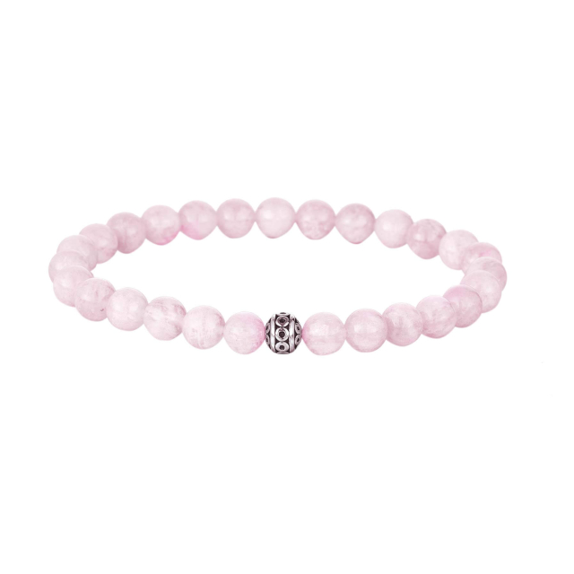 Bracelet pierres Quartz rose 6mn : Trouver les plus beaux bijoux femme de la saison