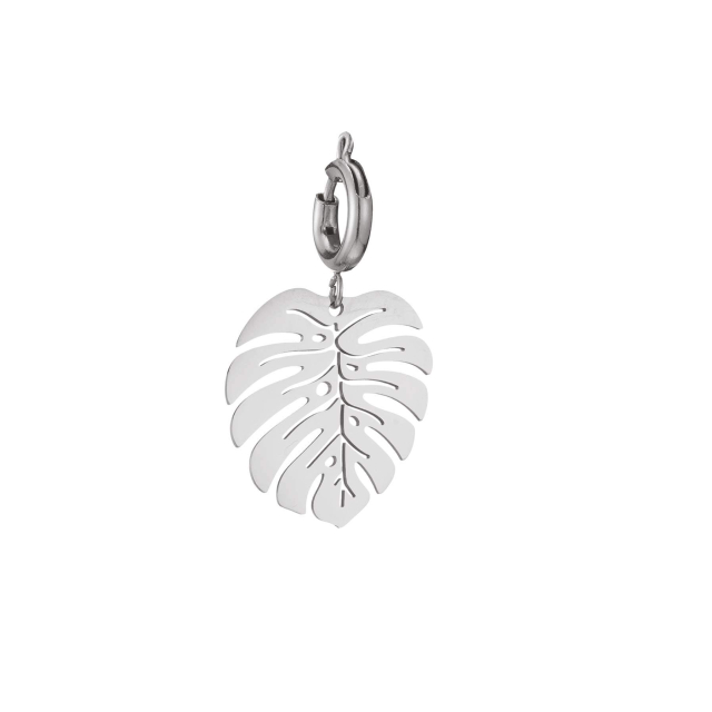 Charm acier Monstera Charm Femme - Bijoux et accessoires pas chers pour femme Luzaka Ref.60208