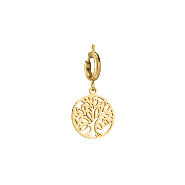Charm Arbre de vie acier doré or Charm Femme - Bijoux et accessoires pas chers pour femme Luzaka Ref.60291