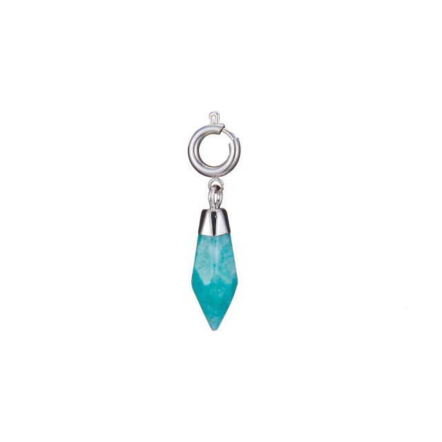 Charm acier Turquoise Charm Femme - Bijoux et accessoires pas chers pour femme Luzaka Ref.60383