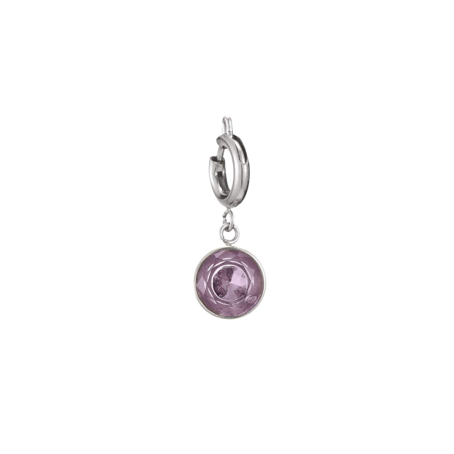 Charm acier Rose Charm Femme - Bijoux et accessoires pas chers pour femme Luzaka Ref.60567