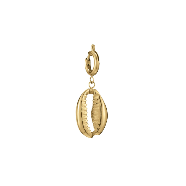 Charm Cauri acier doré or Charm Femme - Bijoux et accessoires pas chers pour femme Luzaka Ref.60574