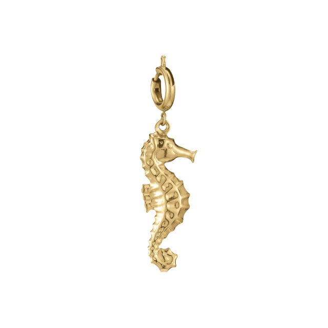 Charm hypocampe acier doré or: Trouver les plus beaux bijoux femme de la saison