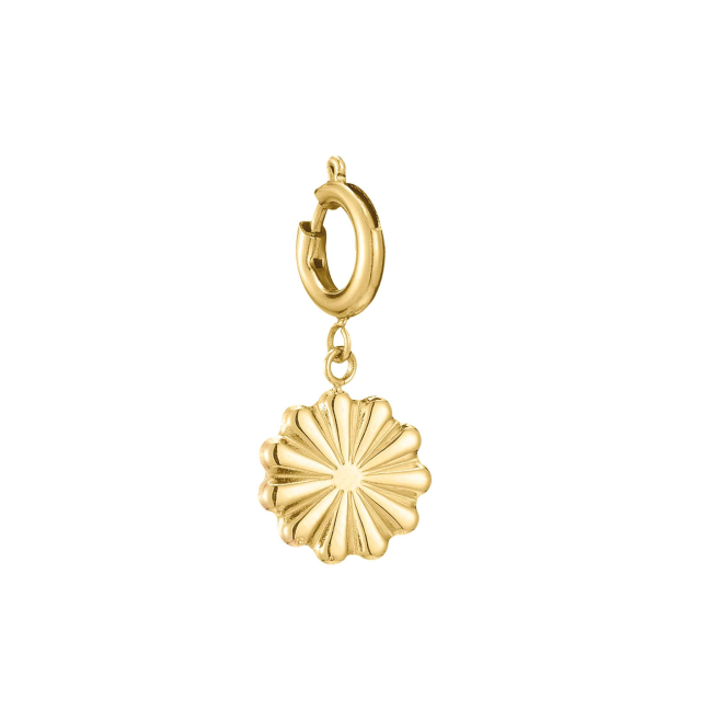 Charm Marguerite acier doré or Charm Femme - Bijoux et accessoires pas chers pour femme Luzaka Ref.60819