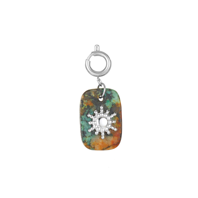 Charm acier Pin Africain Charm Femme - Bijoux et accessoires pas chers pour femme Luzaka Ref.60963