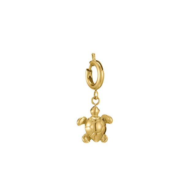 Charm Tortue acier doré or Charm Femme - Bijoux et accessoires pas chers pour femme Luzaka Ref.60994