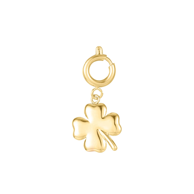Charm Trefle acier doré or Charm Femme - Bijoux et accessoires pas chers pour femme Luzaka Ref.61663