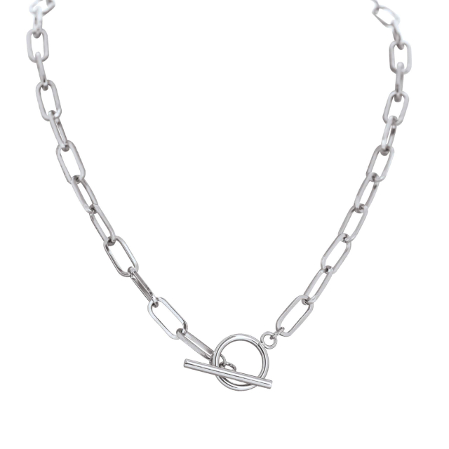 Collier Dana acier Collier - Pendentif Femme Collier - Pendentif- Bijoux et accessoires pas chers pour femme Luzaka Ref.62615