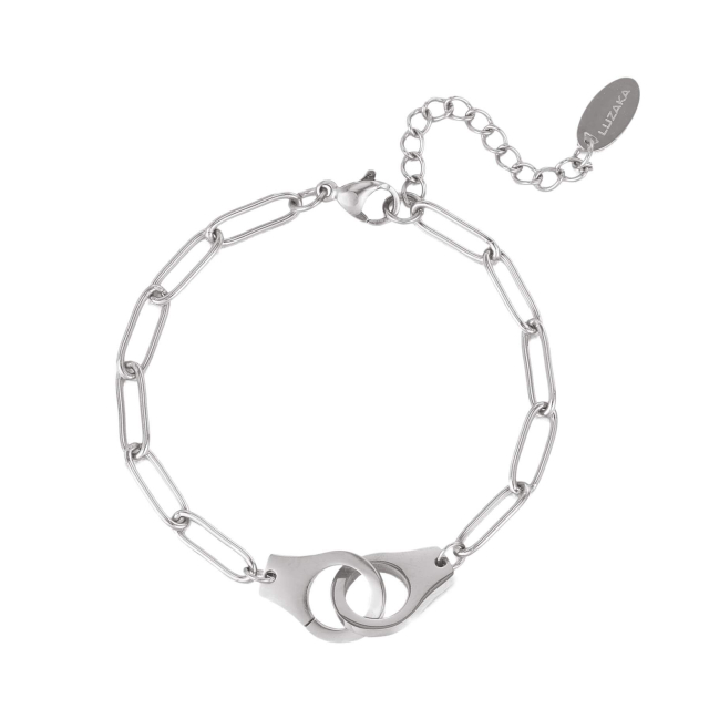 Bracelet Menottes acier Bracelet Femme Chaine - Cordon- Bijoux et accessoires pas chers pour femme Luzaka Ref.64664