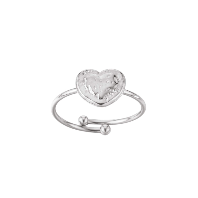 Bague Coeur M acier Bague Femme - Bijoux et accessoires pas chers pour femme Luzaka Ref.65845