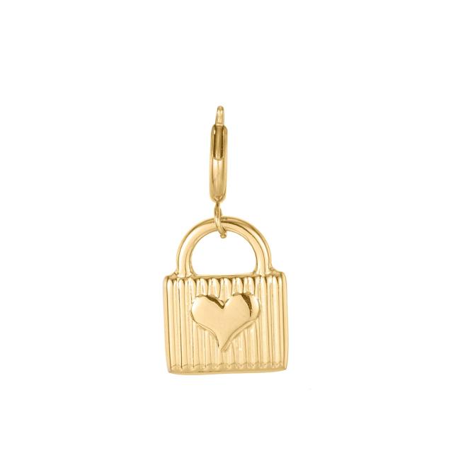 Charm Cadenas acier doré Charm Femme - Bijoux et accessoires pas chers pour femme Luzaka Ref.67252