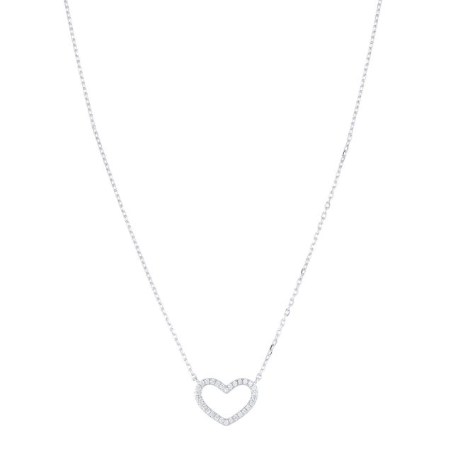 Collier Coeur argent 925 Collier - Pendentif Femme Collier - Pendentif- Bijoux et accessoires pas chers pour femme Luzaka Ref.67948
