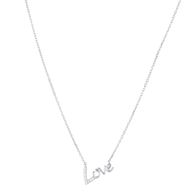 Collier Love Argent 925 Collier - Pendentif Femme Collier - Pendentif- Bijoux et accessoires pas chers pour femme Luzaka Ref.67993