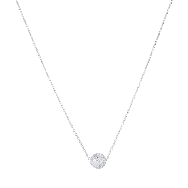 Collier Sphère Argent 925 Collier - Pendentif Femme Collier - Pendentif- Bijoux et accessoires pas chers pour femme Luzaka Ref.68068